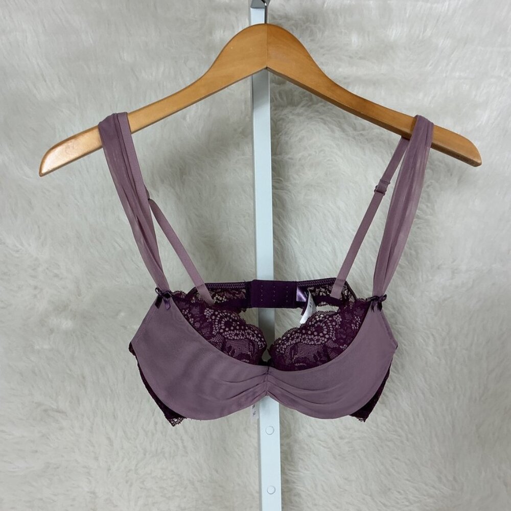 Adore Me Purple Clairabella Contour Bra NWT 34C